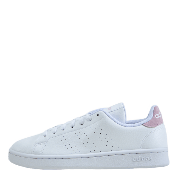 Adidas advantage hotsell white pink