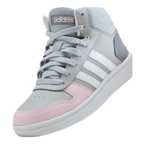 Hoops Mid 2.0 K Grey Two / Cloud White / Clear Pink