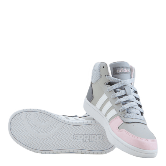 Hoops Mid 2.0 K Grey Two / Cloud White / Clear Pink