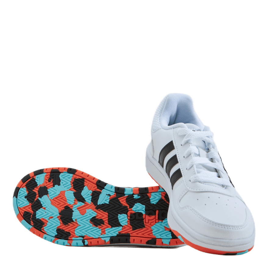 Hoops 2.0 Shoes Cloud White / Core Black / True Orange