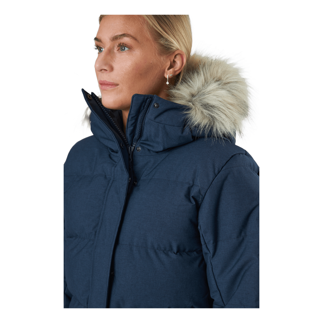 W Blossom Puffy Parka Navy