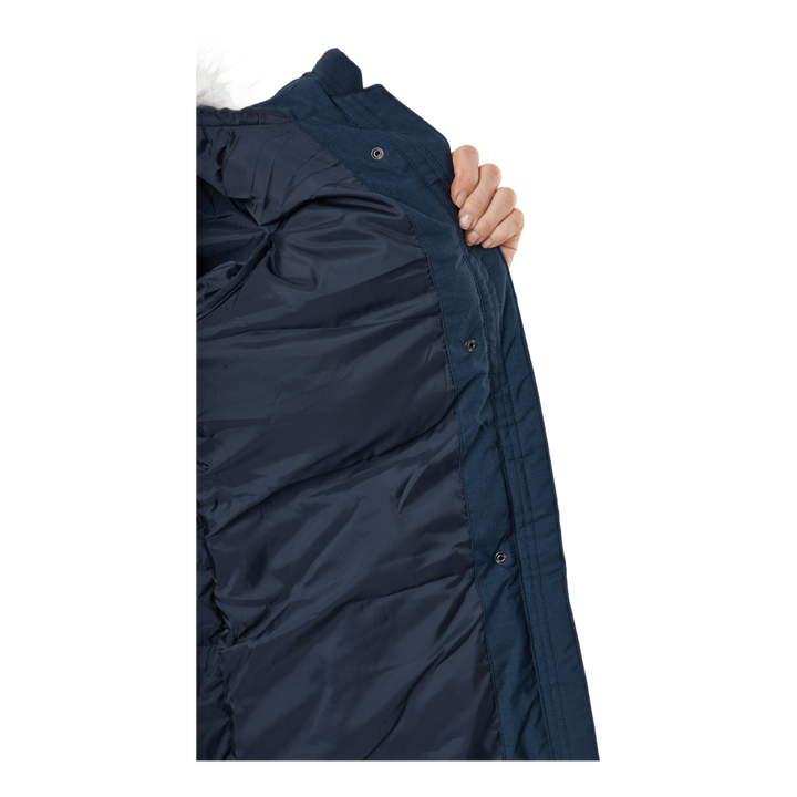 W Blossom Puffy Parka Navy