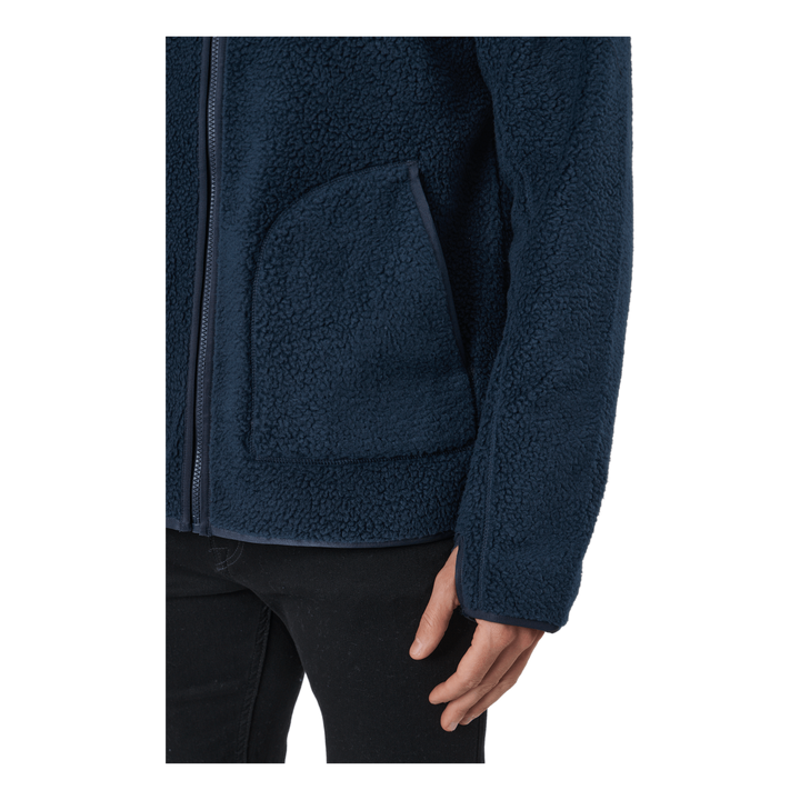 Panorama Pile Jacket Navy