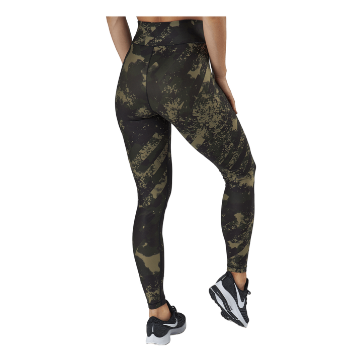 Printed Sport Tights Boost Green