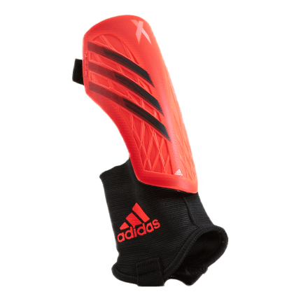 X Shinguard Match Junior Solar Red / White / Solar Yellow