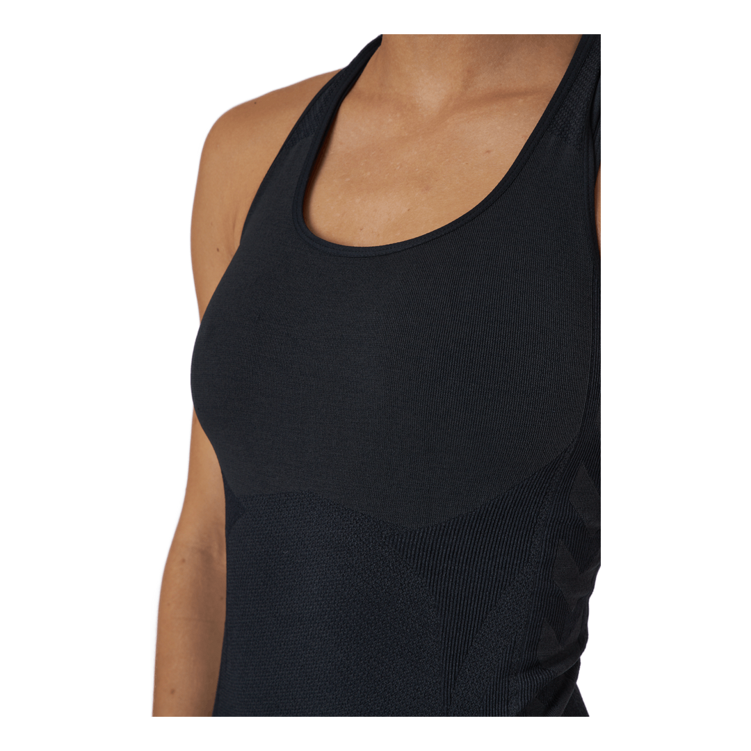 Hmlclea Seamless Top Black Melange