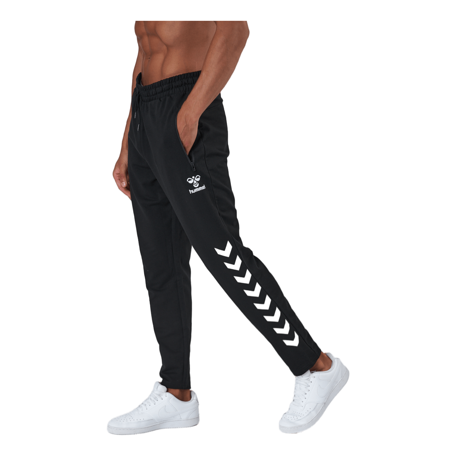 Buy Black Track Pants for Men by Hummel Online | Ajio.com
