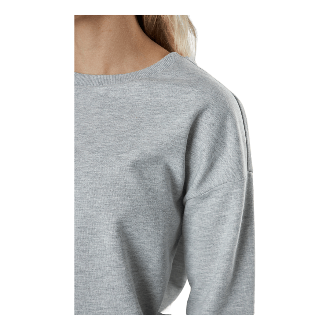 Onldreamer Life Rib L/s O-neck Light Grey Melange