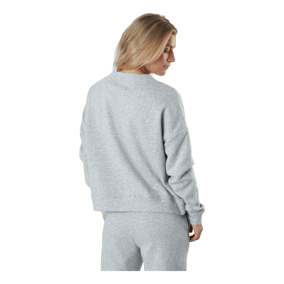 Pcchilli Ls Sweat Noos Bc Light Grey Melange