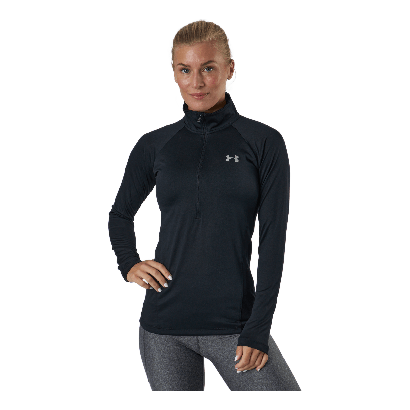 Under Armour Tech 1/2 Zip - Solid Black – Sportamore.com