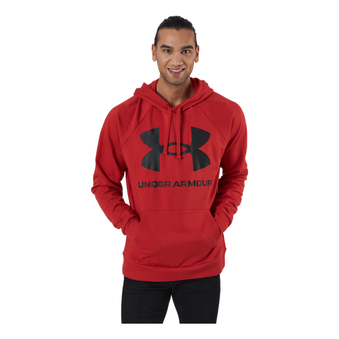 Red under online armour hoodie mens