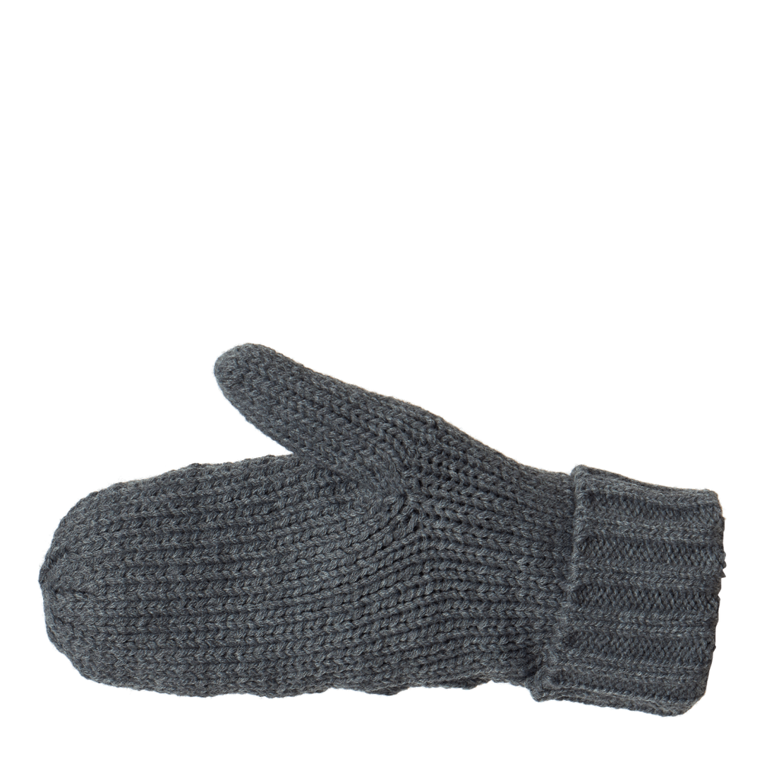 Knot Mittens Grey Melange