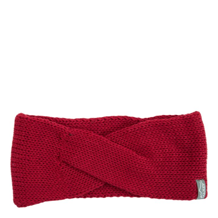 Twist Head Warmer Red Dahlia