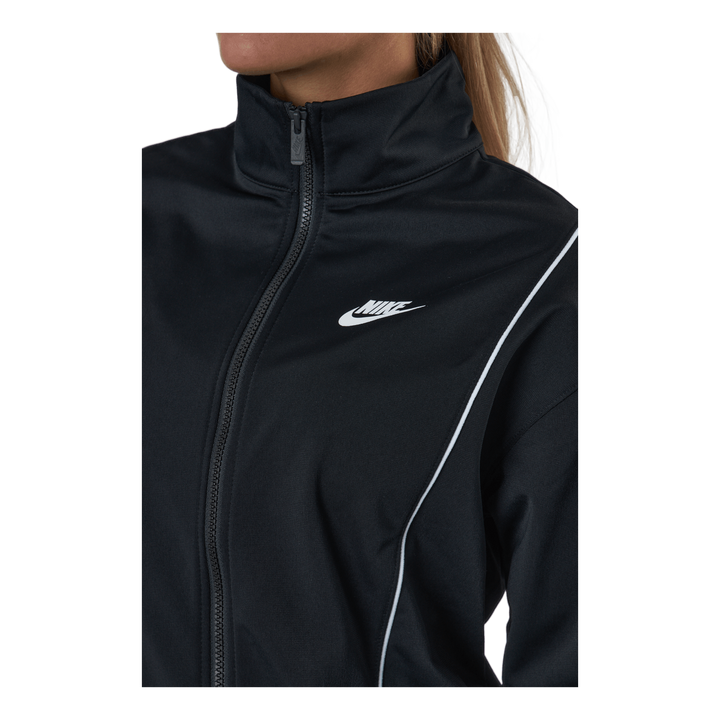 Sportswear Women's Fitted Track Suit BLACK/WHITE/WHITE