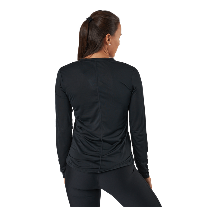 Dri-FIT One Women's Standard Fit Long-Sleeve Top BLACK/WHITE