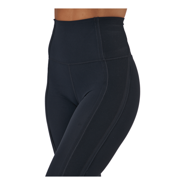 Yoga Luxe Dri-fit Women's 7/8  Black/dk Smoke Grey