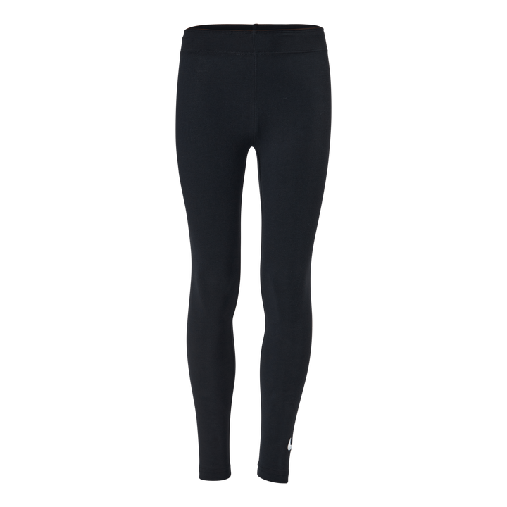 Sportswear Favorites Big Kids' (Girls') Swoosh Leggings BLACK/WHITE