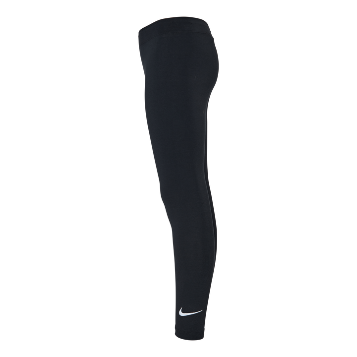 Sportswear Favorites Big Kids' (Girls') Swoosh Leggings BLACK/WHITE