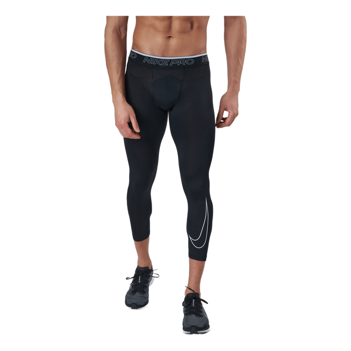 Nike Pro Dri-FIT Men's 3/4 Tights BLACK/WHITE