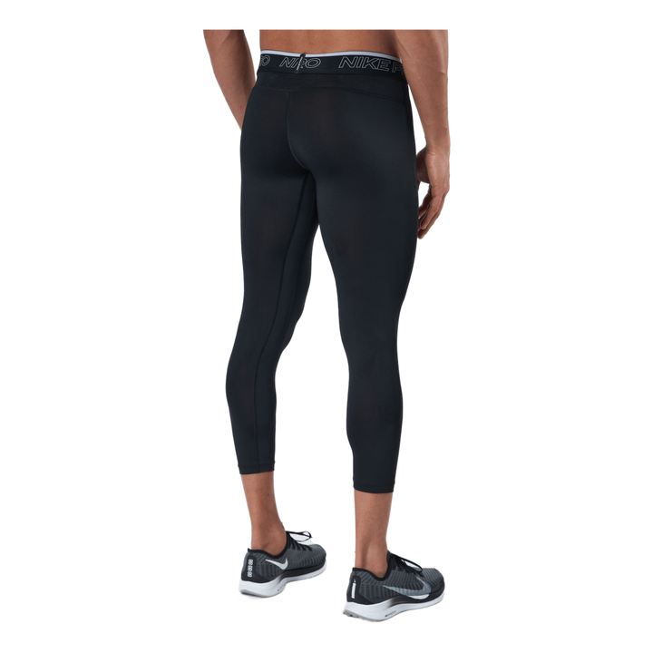 Nike Pro Dri-FIT Men's 3/4 Tights BLACK/WHITE