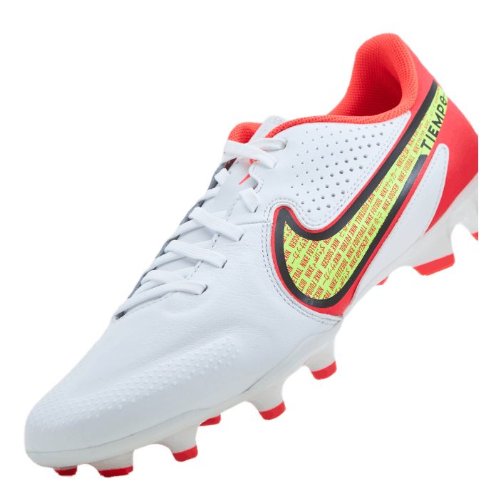 Tiempo Legend 9 Academy Fg/mg  White/volt-bright Crimson