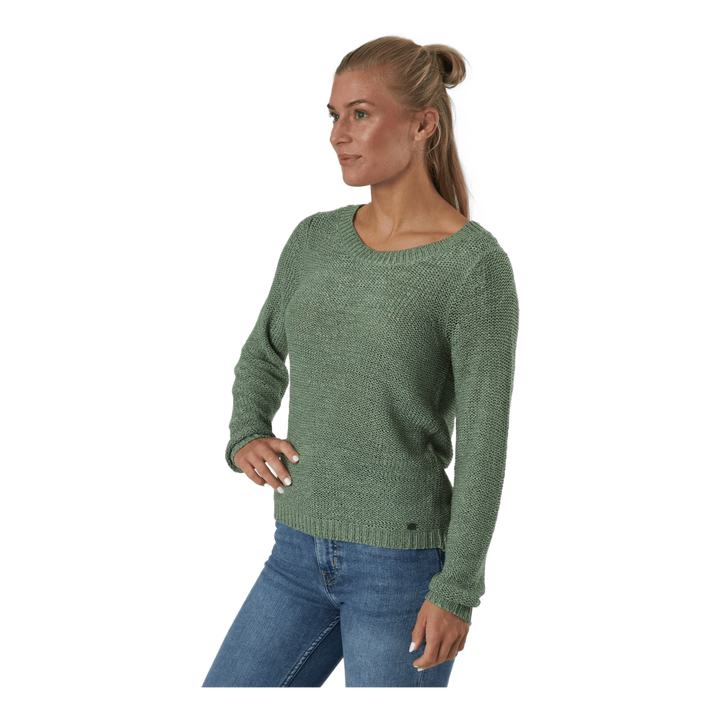 Onlgeena Xo L/s Pullover Knt Hedge Green