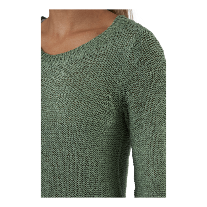 Onlgeena Xo L/s Pullover Knt Hedge Green