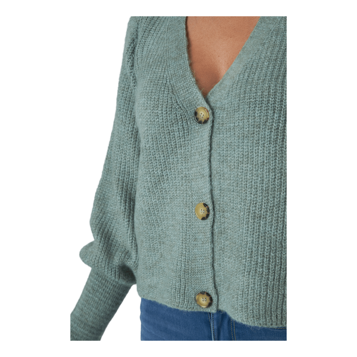 Onlclare L/s Cardigan Knt Granite Green