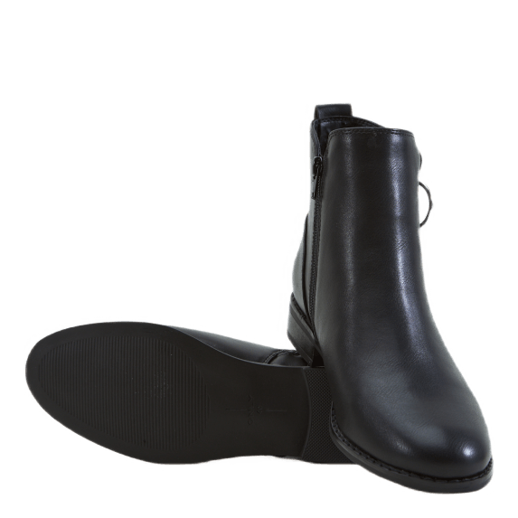 Onlbobby-22 Pu Zip Boot Black