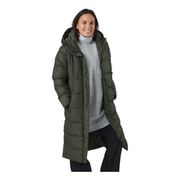 Onlcammie Long Quilted Coat Ot Forest Night