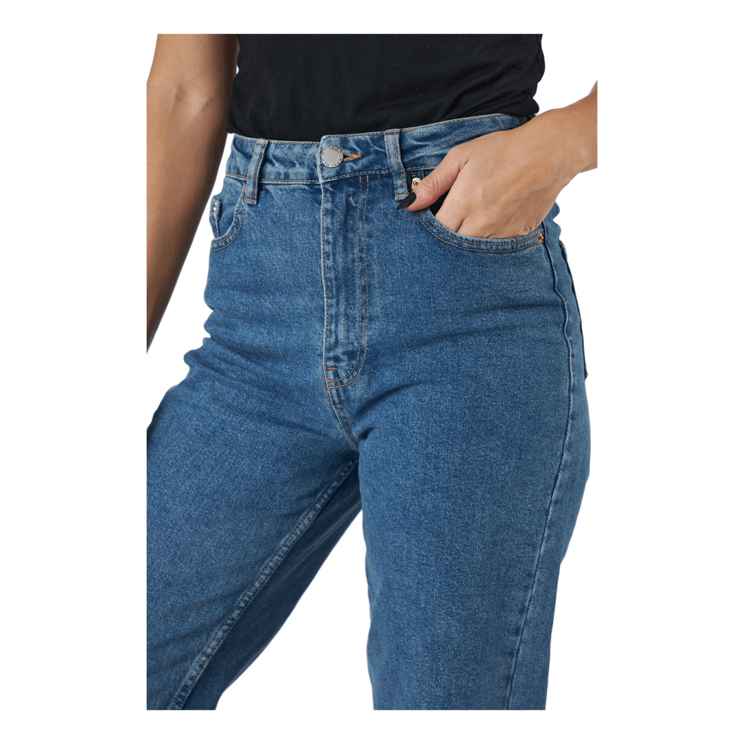 Onlcamille Life Ex Hw Wide Dnm Medium Blue Denim