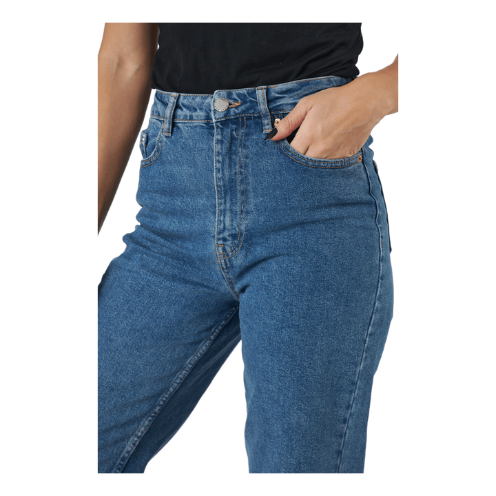 Onlcamille Life Ex Hw Wide Dnm Medium Blue Denim