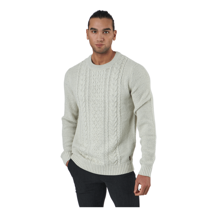 Jjcraig Knit Crew Neck Cloud Dancer