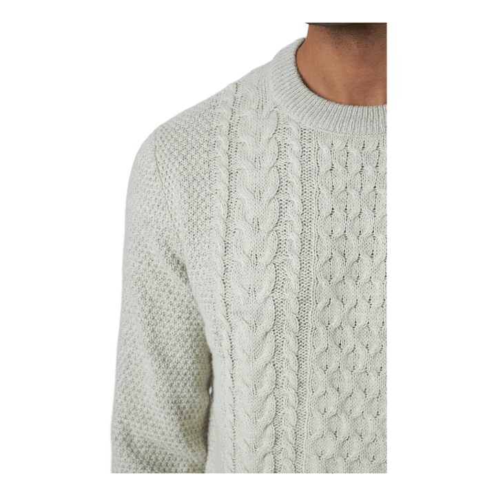 Jjcraig Knit Crew Neck Cloud Dancer