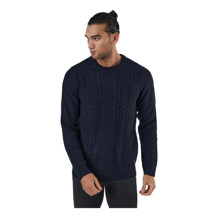 Jjcraig Knit Crew Neck Sky Captain