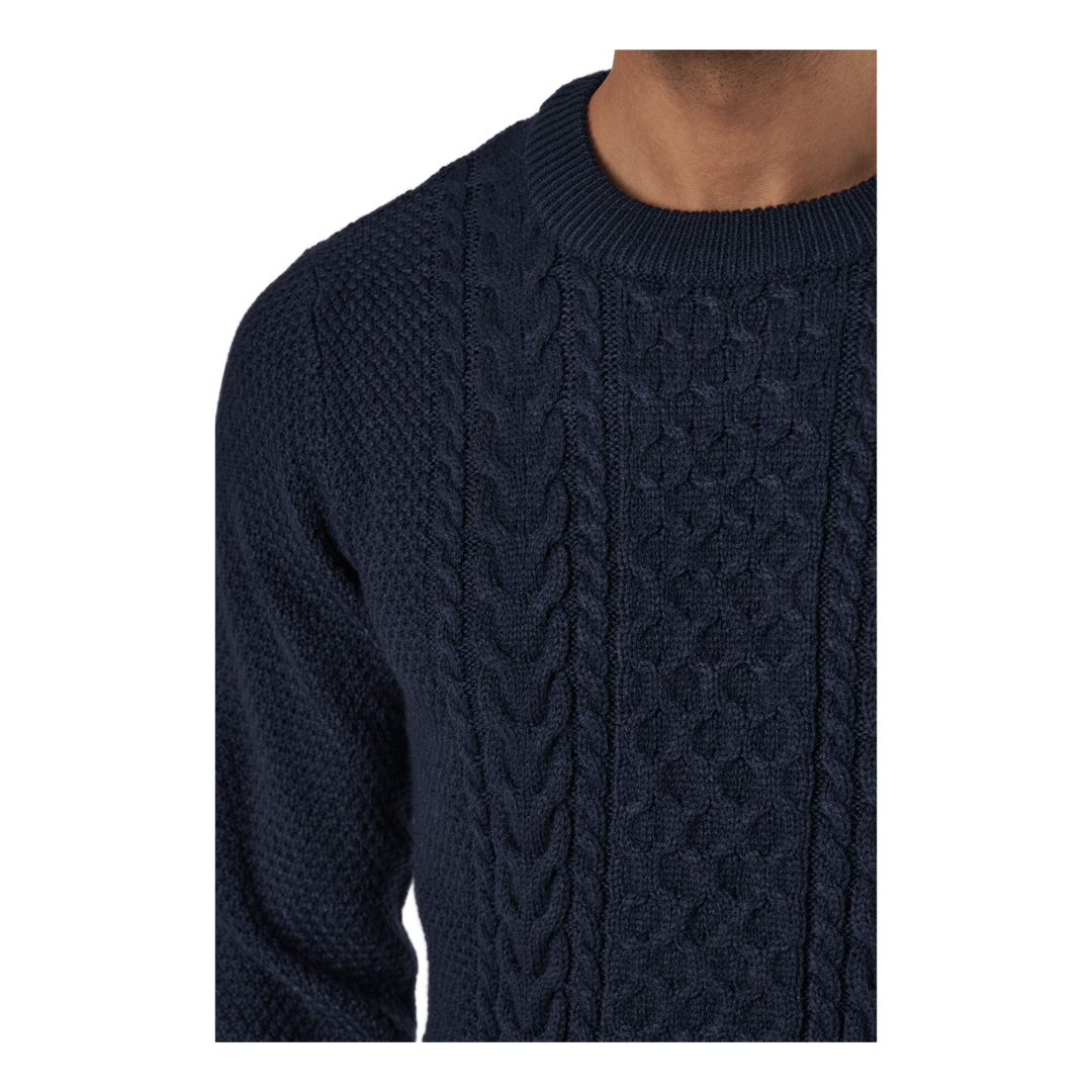 Jjcraig Knit Crew Neck Sky Captain