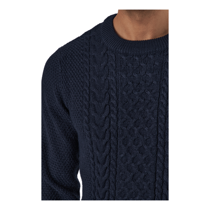 Jjcraig Knit Crew Neck Sky Captain