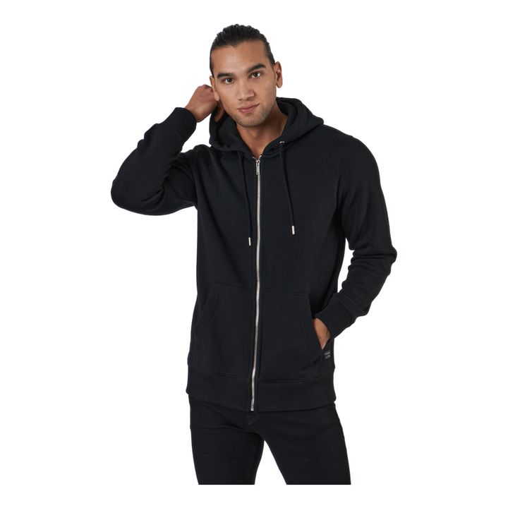 Jjesoft Basic Sweat Zip Hood Black