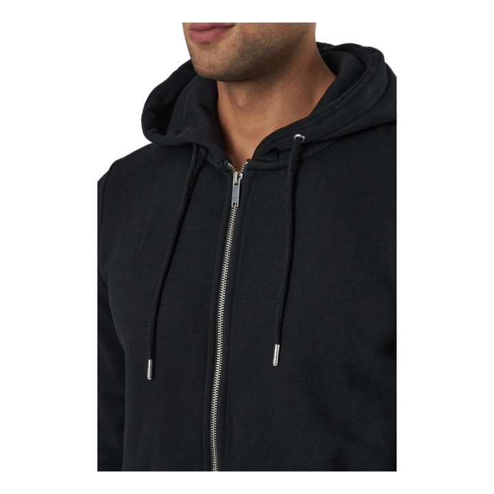 Jjesoft Basic Sweat Zip Hood Black