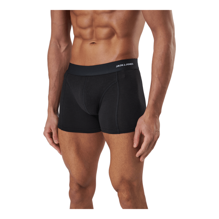 Jacbasic Bamboo Trunks 3 Pack Black