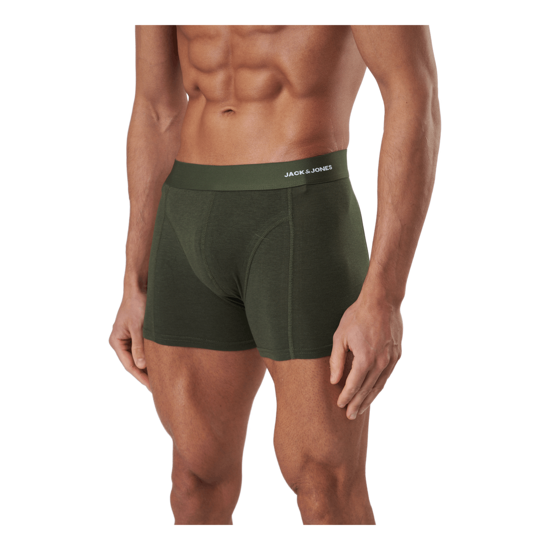 Jacbasic Bamboo Trunks 3 Pack Forest Night