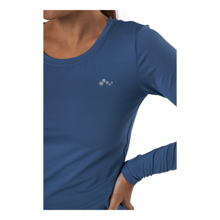 Onpclarisa Ls Training Tee Bijou Blue