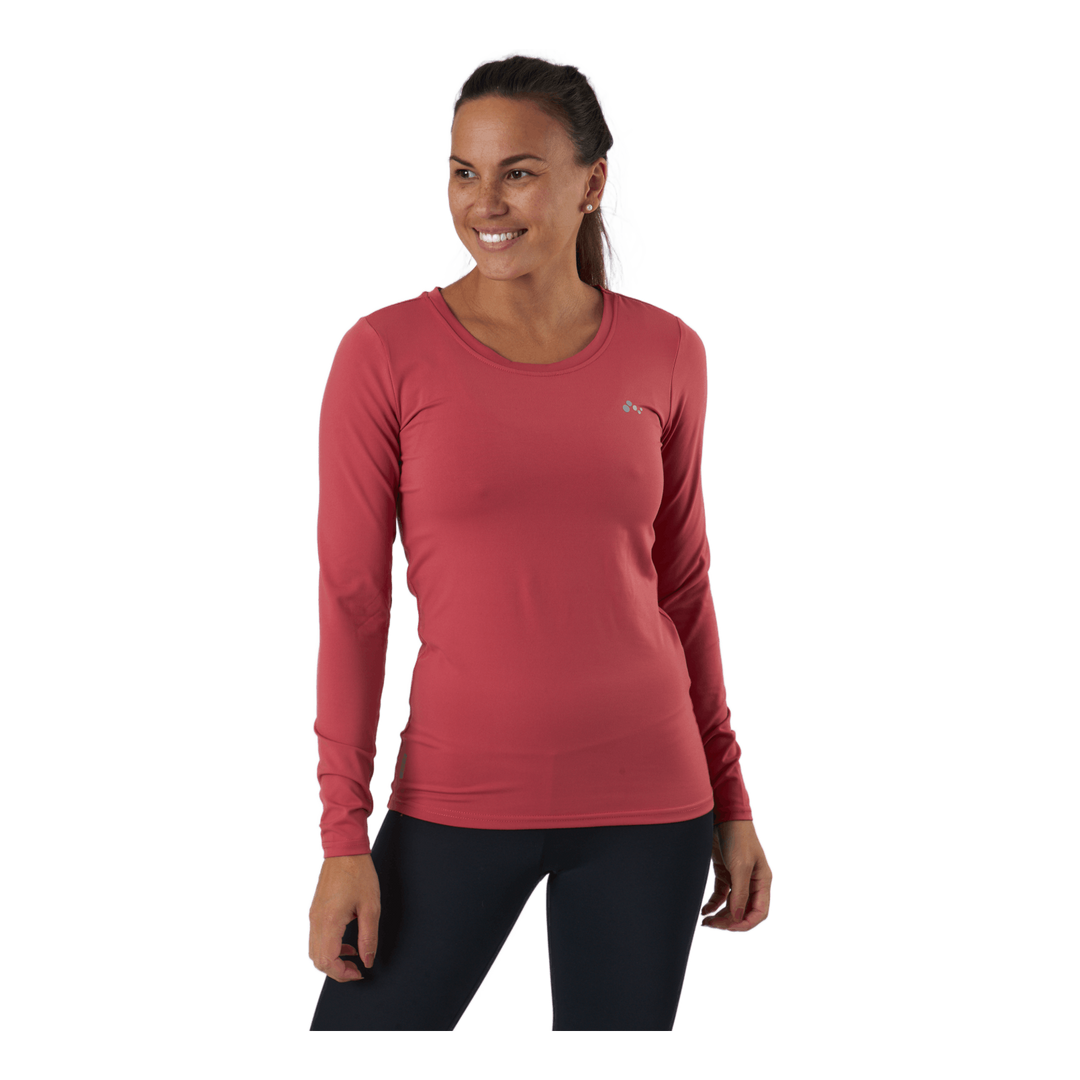 Onpclarisa Ls Training Tee Holly Berry