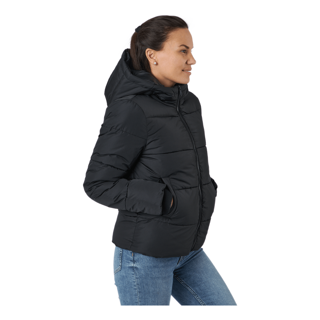 Pcbee New Short  Puffer Jacket Black