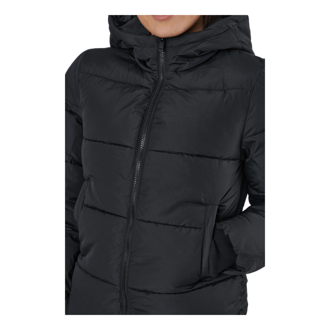 Pcbee New Short  Puffer Jacket Black