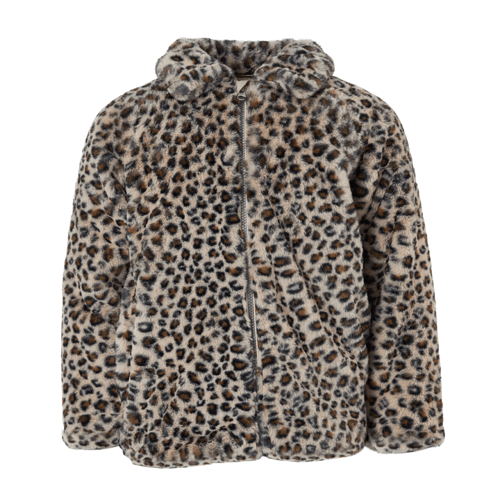 Nkfmaddie Faux Fur Jacket Silver Mink