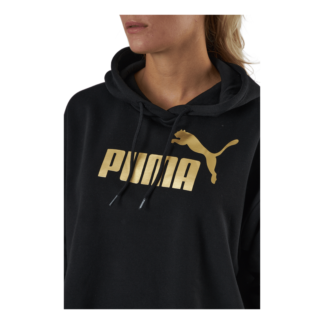 Black and rose gold puma hoodie sales