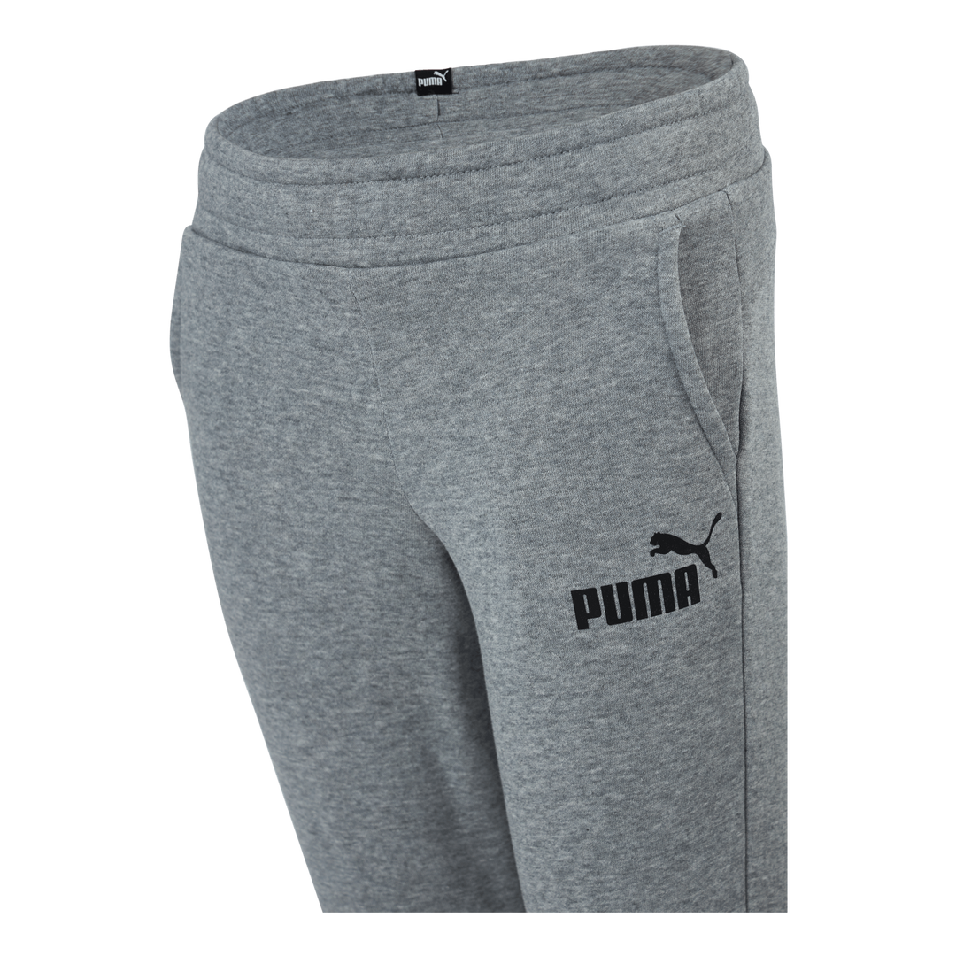 Puma Ess Logo Pants Fl Cl B Medium Gray Heather –