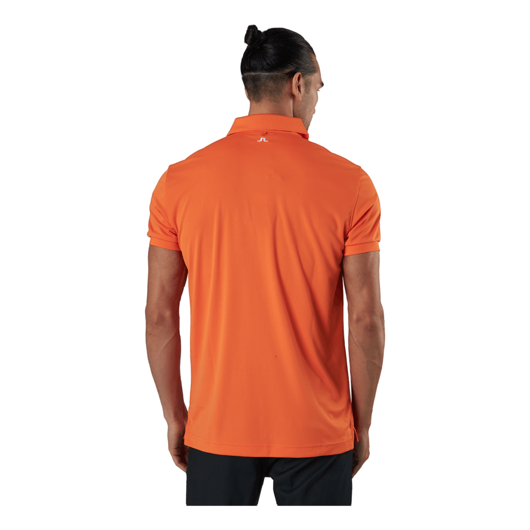 Tour Tech Reg Fit Golf Polo Lava Orange