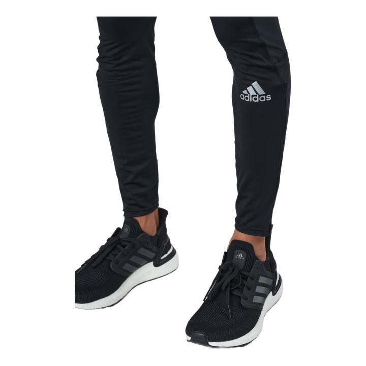 Adidas Saturday Warm Running Leggings Men Black